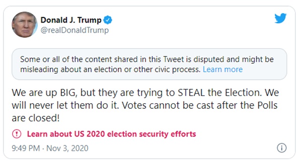 Trump Already Claiming Victory Before The Votes Are In