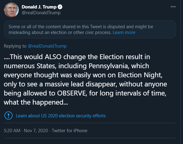 Man-Child Trump Refuses To Realize He LOST The Election