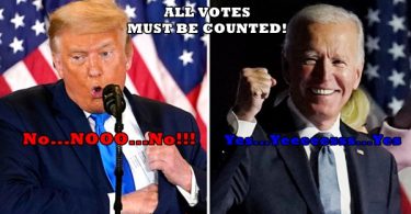 Joe Biden Calm Waiting For Results; Trump Whining Like A Baby