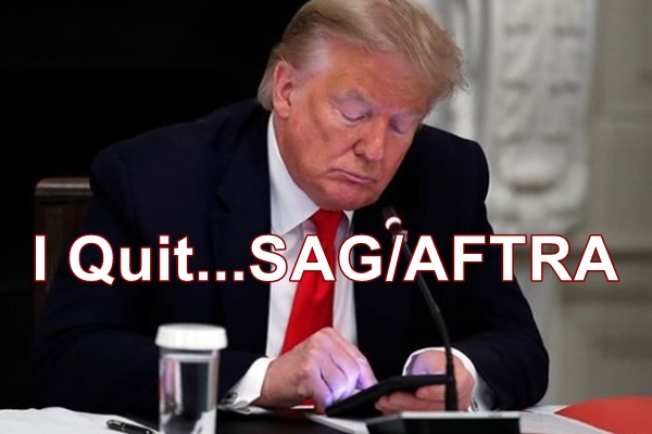 Donald Trump QUITS SAG-AFTRA Before Being FIRED